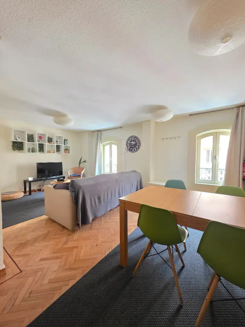 Living room of Duplexes for sale in Madrid  with Air Conditioner, Heating and Parquet flooring