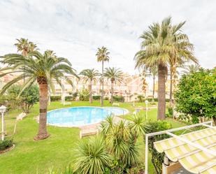 Jardí de Casa adosada de lloguer en  Valencia Capital amb Aire condicionat, Terrassa i Piscina