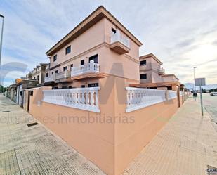 Exterior view of Single-family semi-detached for sale in Cullera  with Air Conditioner