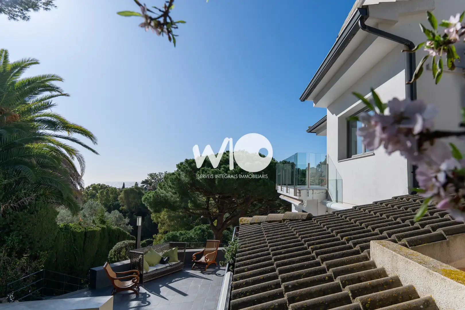 Terraza de Casa o chalet en venta en Blanes con Jardín privado, Terraza y Piscina