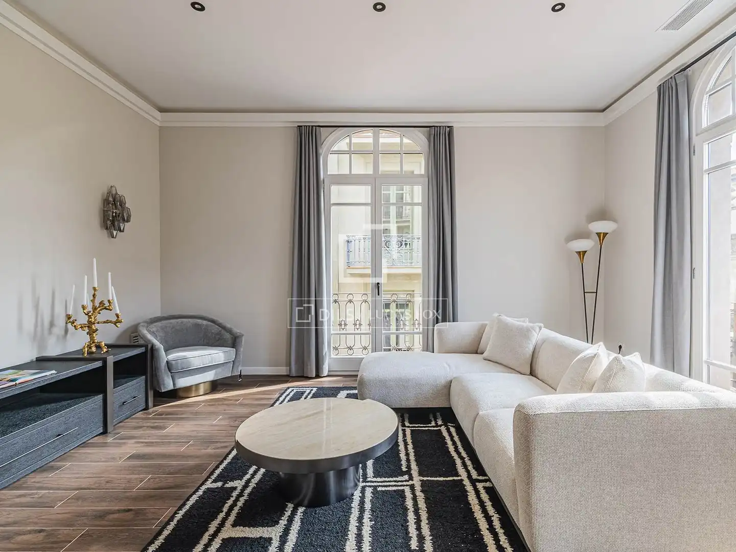 Sala de estar de Piso en venta en Barcelona con Aire acondicionado, Calefacción y Balcón