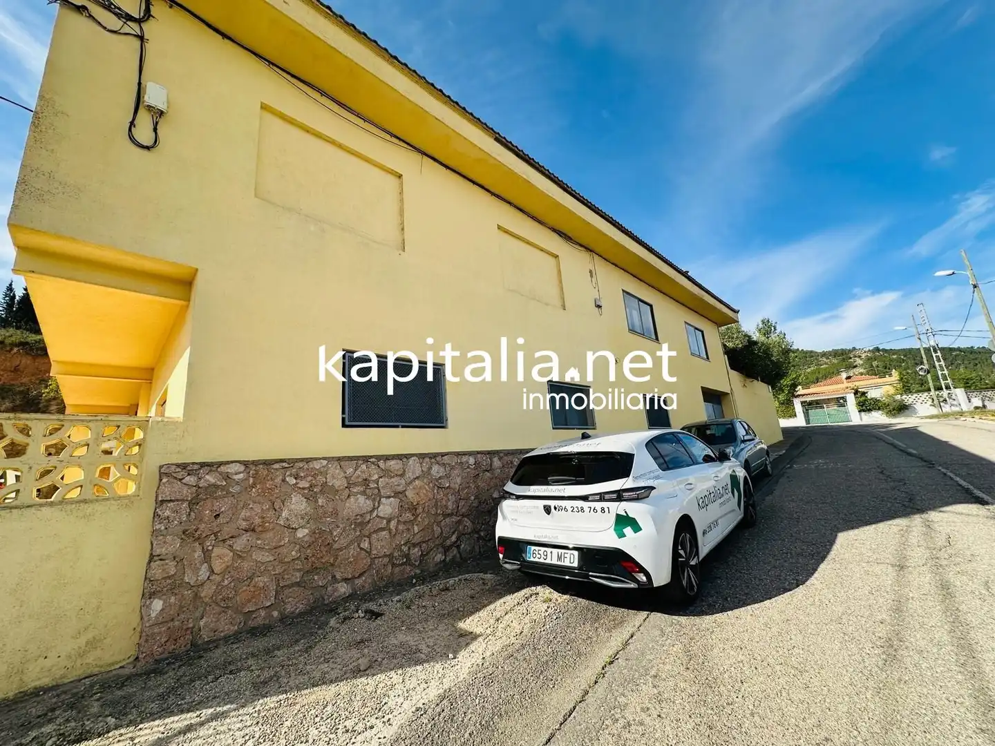 Vista exterior de Casa o chalet en venta en La Font de la Figuera con Calefacción, Jardín privado y Trastero