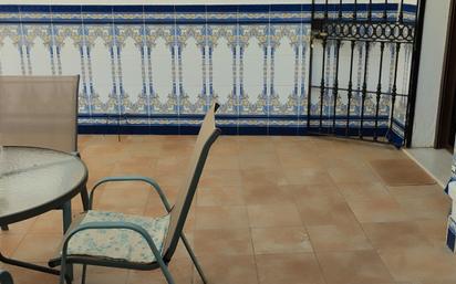 Terrace of Flat for sale in Dos Hermanas  with Air Conditioner, Heating and Parquet flooring