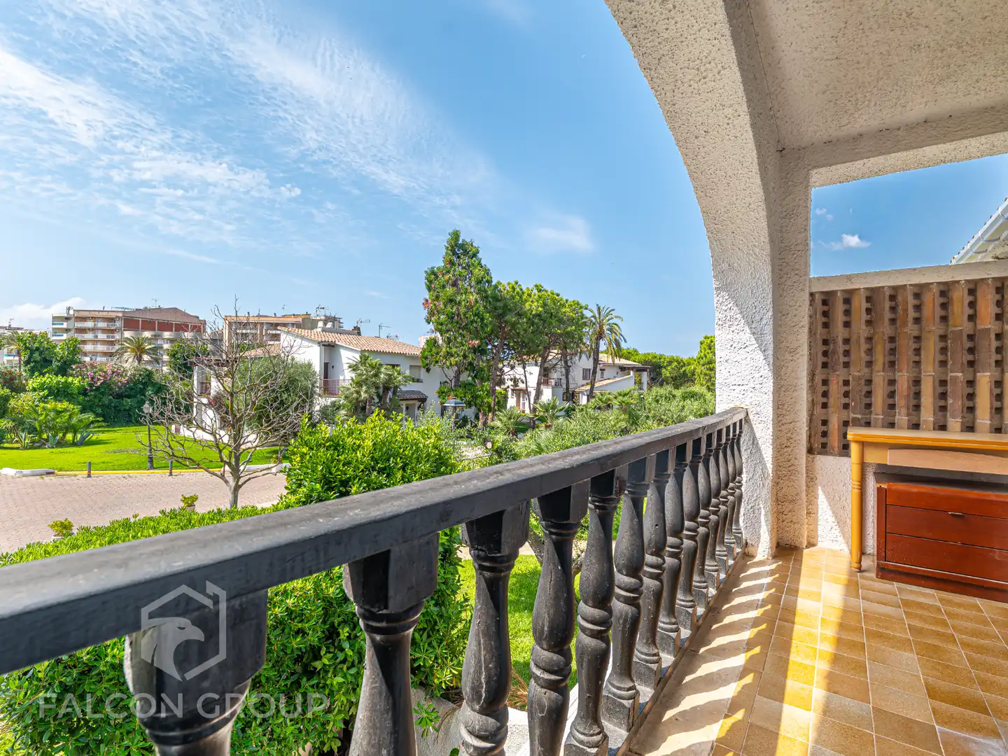 Terrassa de Casa o xalet en venda en Calafell amb Jardí privat, Balcó i Piscina comunitària
