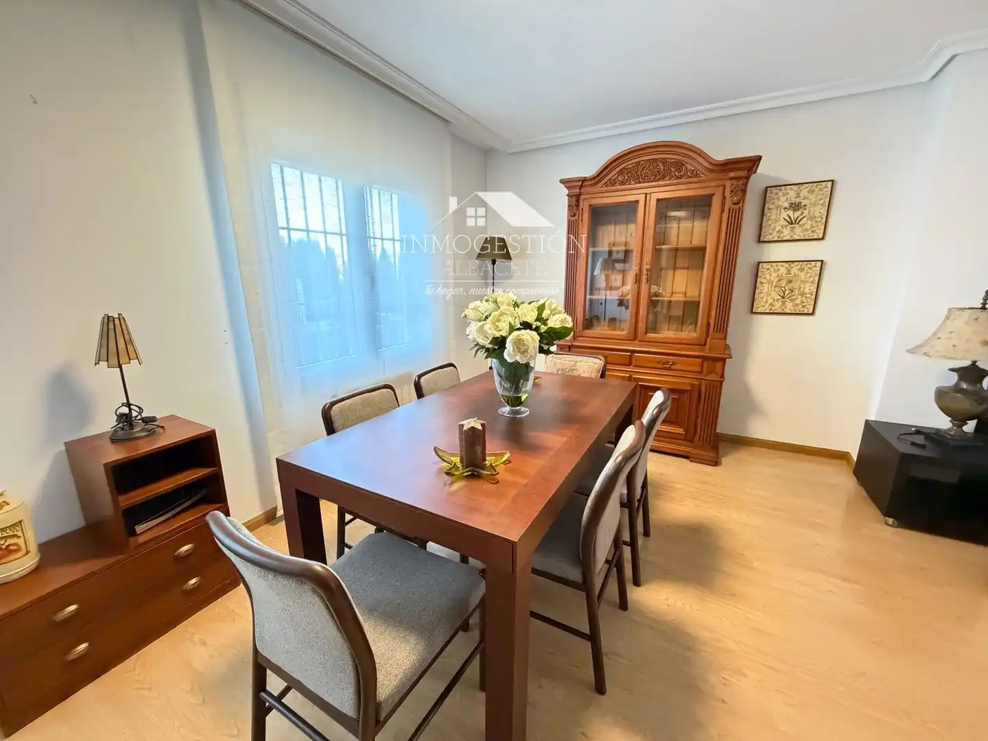Dining room of Detached homes for sale in Albacete  with Air Conditioner, Heating and Parquet flooring
