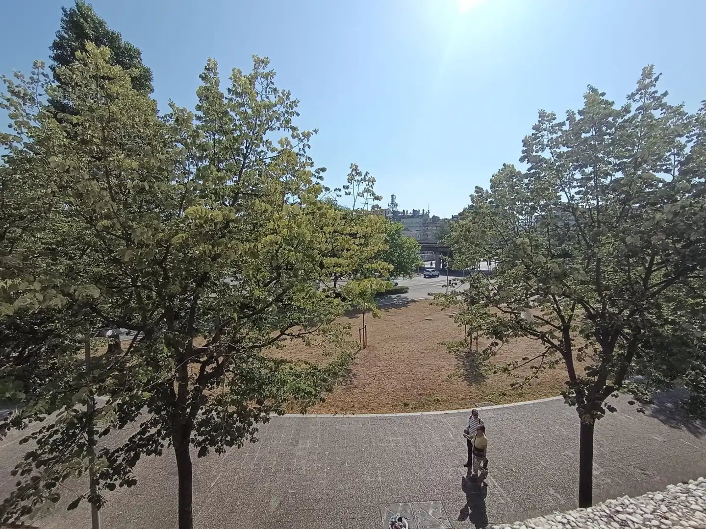 Vista exterior de Pis de lloguer en Girona amb Calefacció, Moblat i Balcó