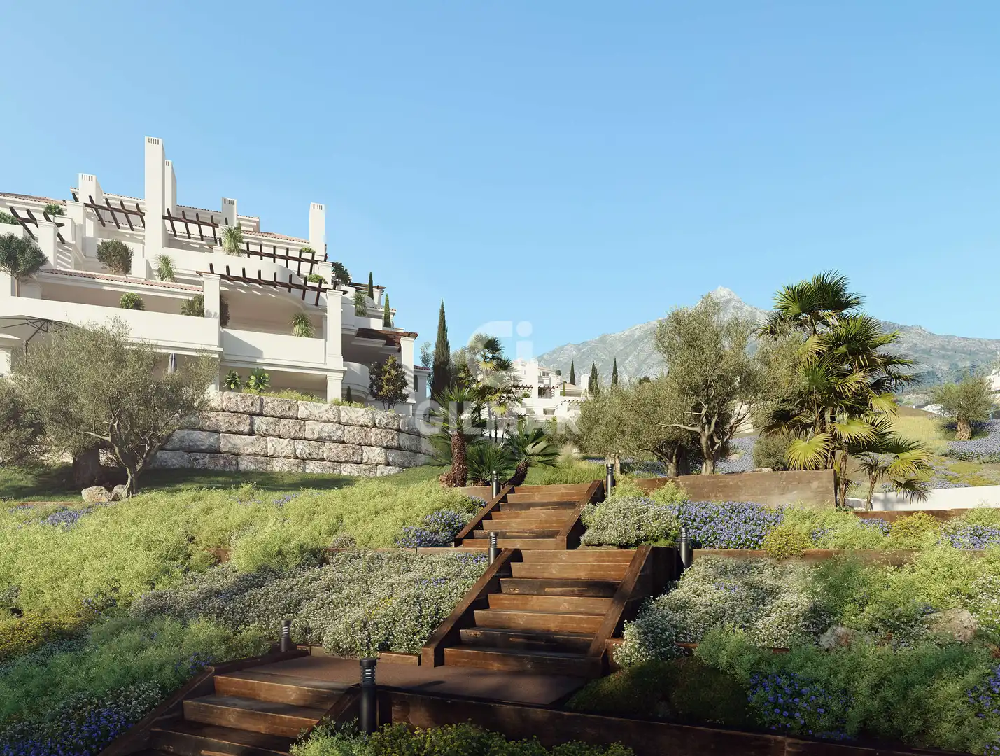 Jardín de Dúplex en venta en Marbella con Calefacción, Trastero y Piscina