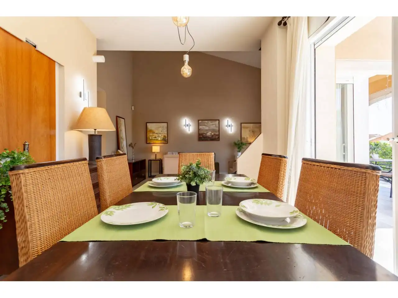 Comedor de Casa o chalet en venta en Mont-roig del Camp con Aire acondicionado, Calefacción y Jardín privado