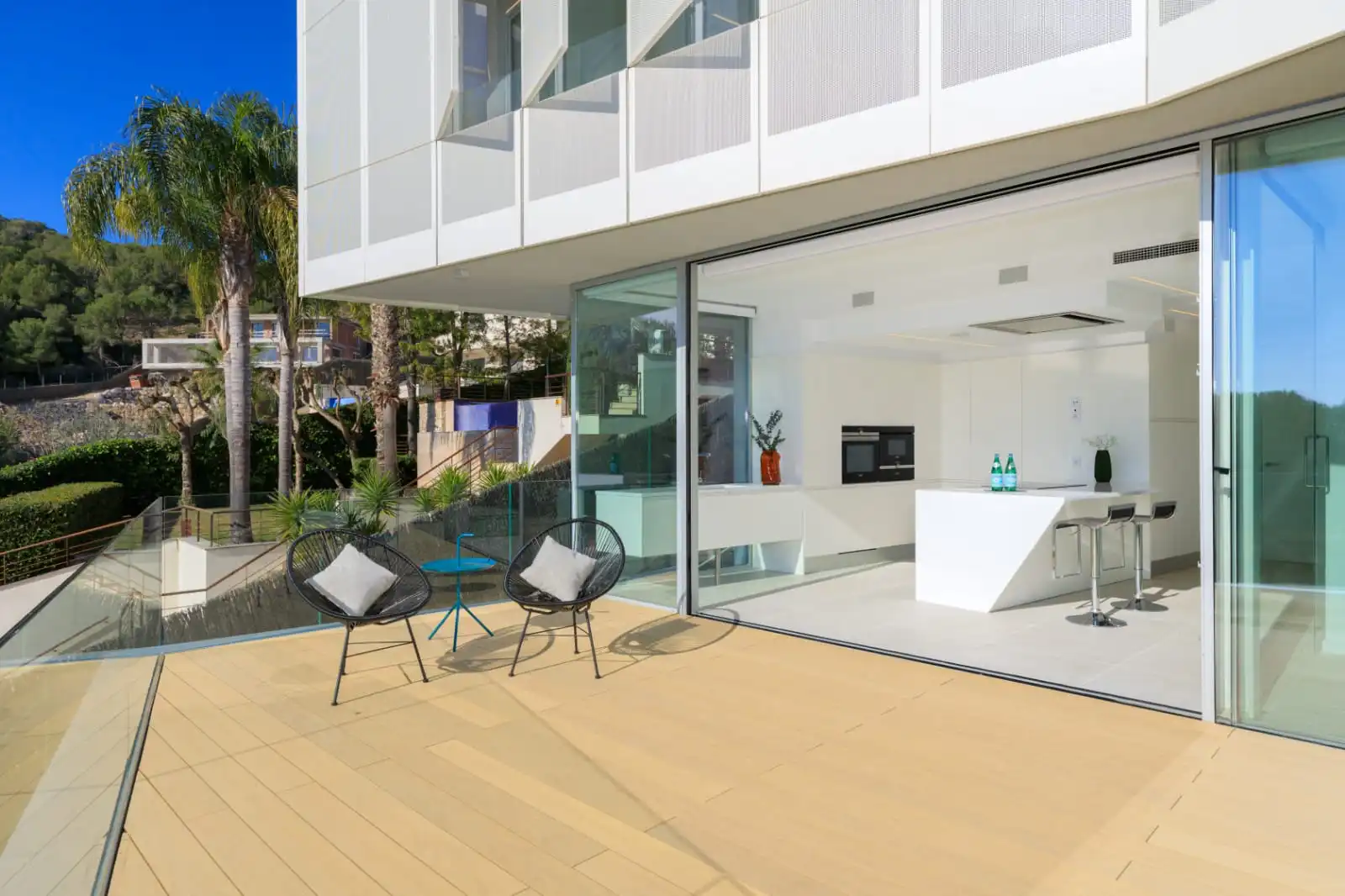 Terrasse von Haus oder Chalet zum Verkauf in Sitges mit Klimaanlage, Heizung und Privatgarten