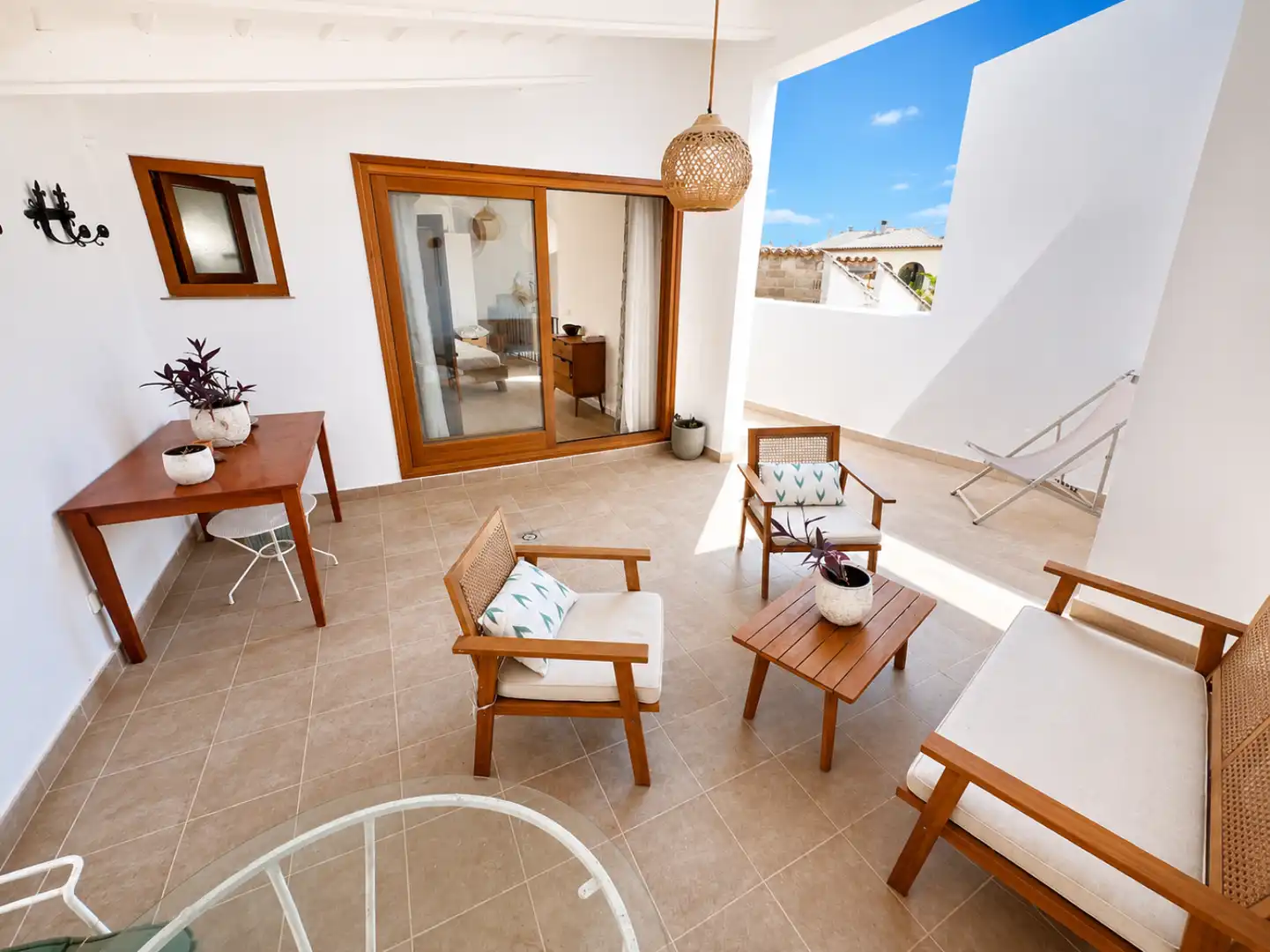 Terraza de Casa adosada de alquiler en Pollença con Aire acondicionado, Calefacción y Terraza