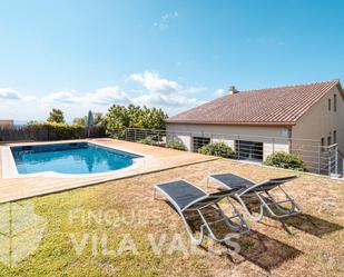 Swimming pool of House or chalet for sale in Bigues i Riells  with Heating, Private garden and Terrace