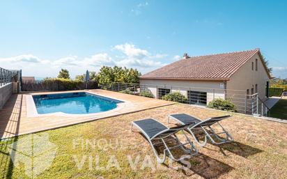 Piscina de Casa o xalet en venda en Bigues i Riells amb Calefacció, Jardí privat i Terrassa