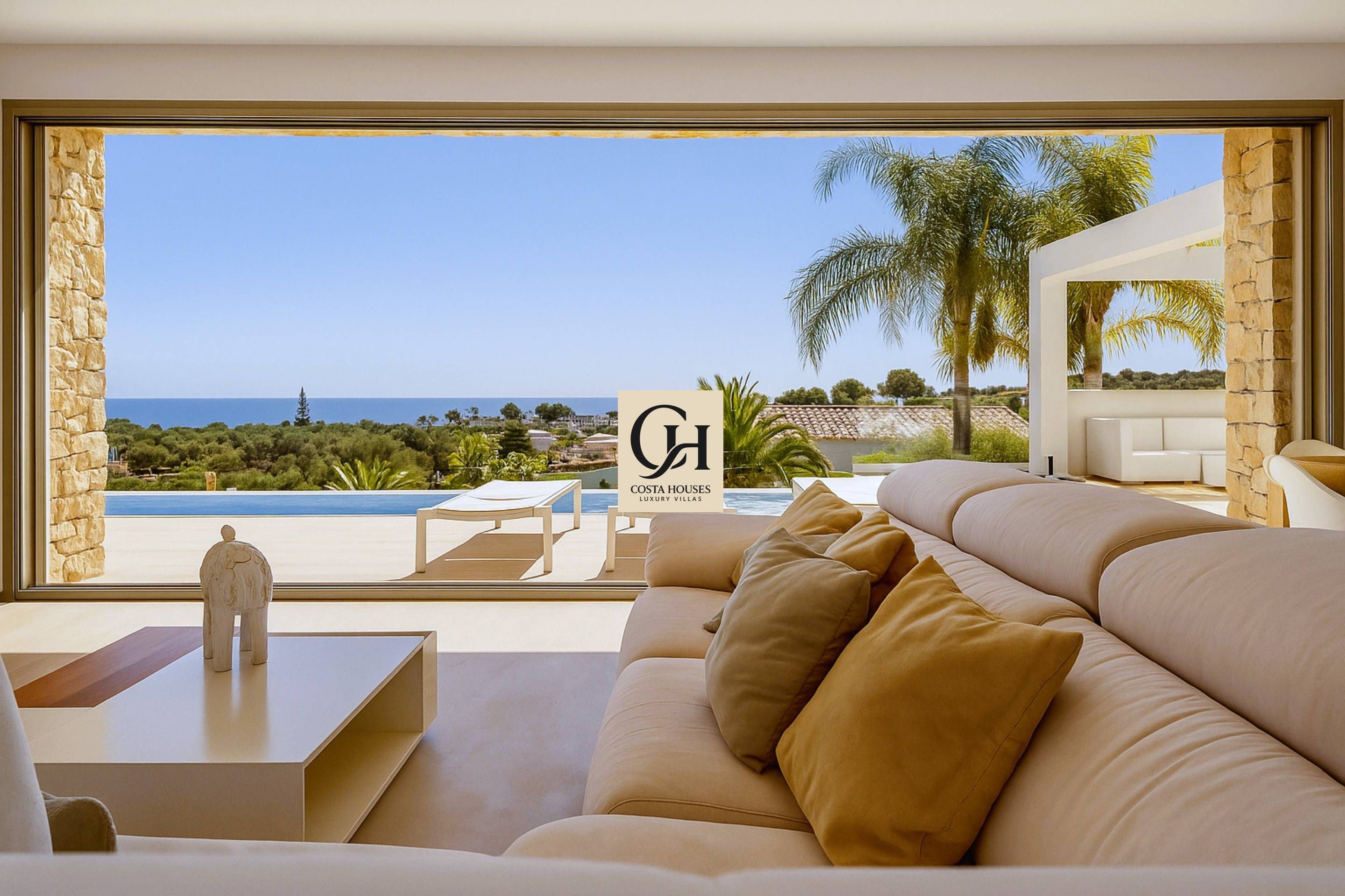 Sala d'estar de Casa o xalet en venda en Jávea / Xàbia amb Aire condicionat, Calefacció i Jardí privat