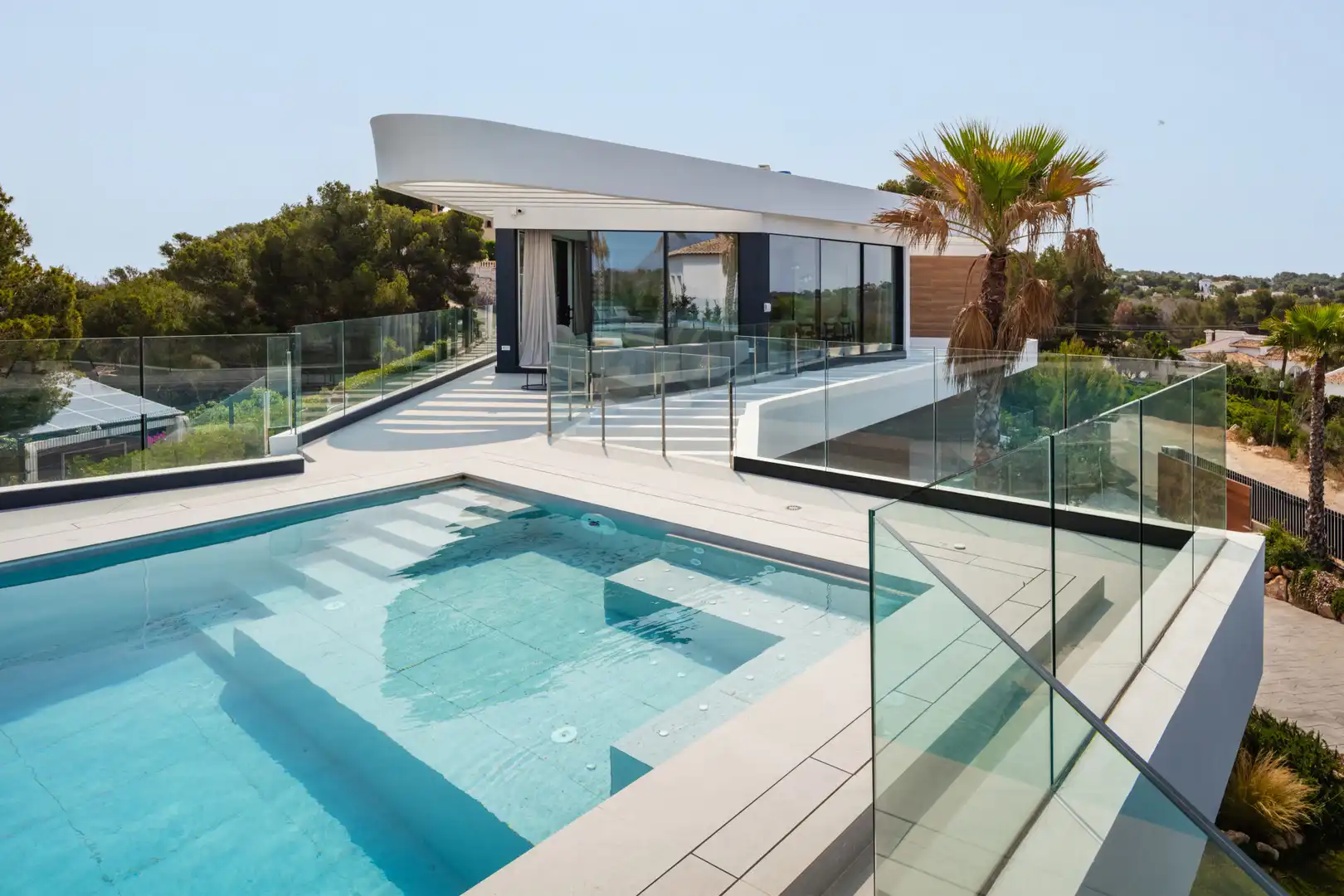 Swimming pool of Houses for sale in Jávea / Xàbia  with Private garden, Terrace and Swimming Pool