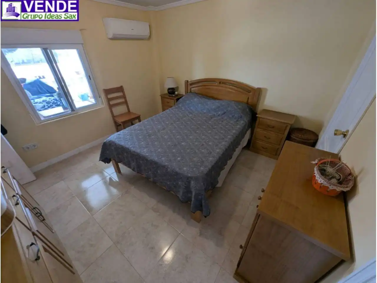 Habitación de Finca rústica en venta en Sax con Aire acondicionado, Jardín privado y Piscina
