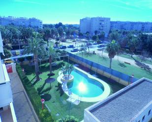 Piscina de Pis de lloguer en Jerez de la Frontera amb Aire condicionat, Jardí privat i Terrassa