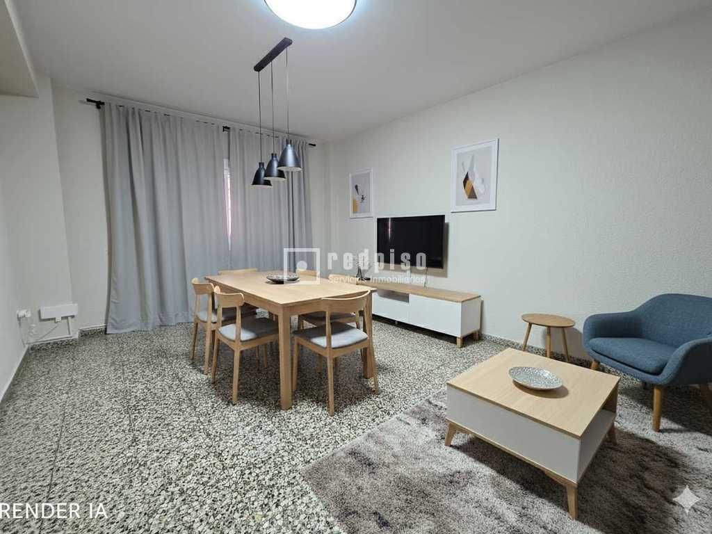 Sala d'estar de Pis en venda en  Valencia Capital amb Aire condicionat, Terrassa i Moblat