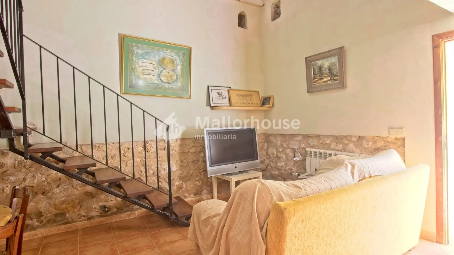 Living room of Country homes for sale in Ariany  with Air Conditioner, Private garden and Terrace