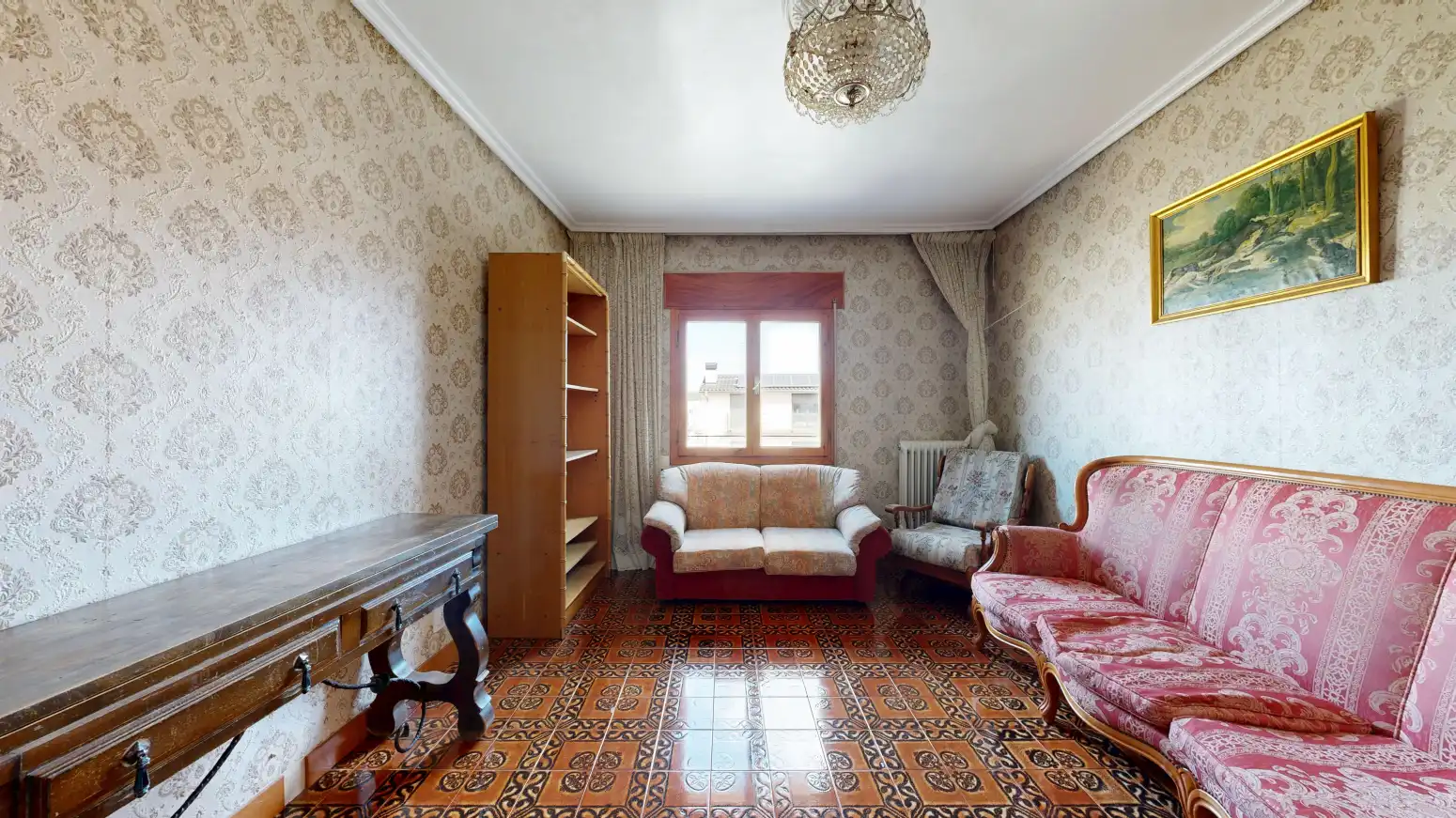 Sala de estar de Piso en venta en Carcastillo con Calefacción