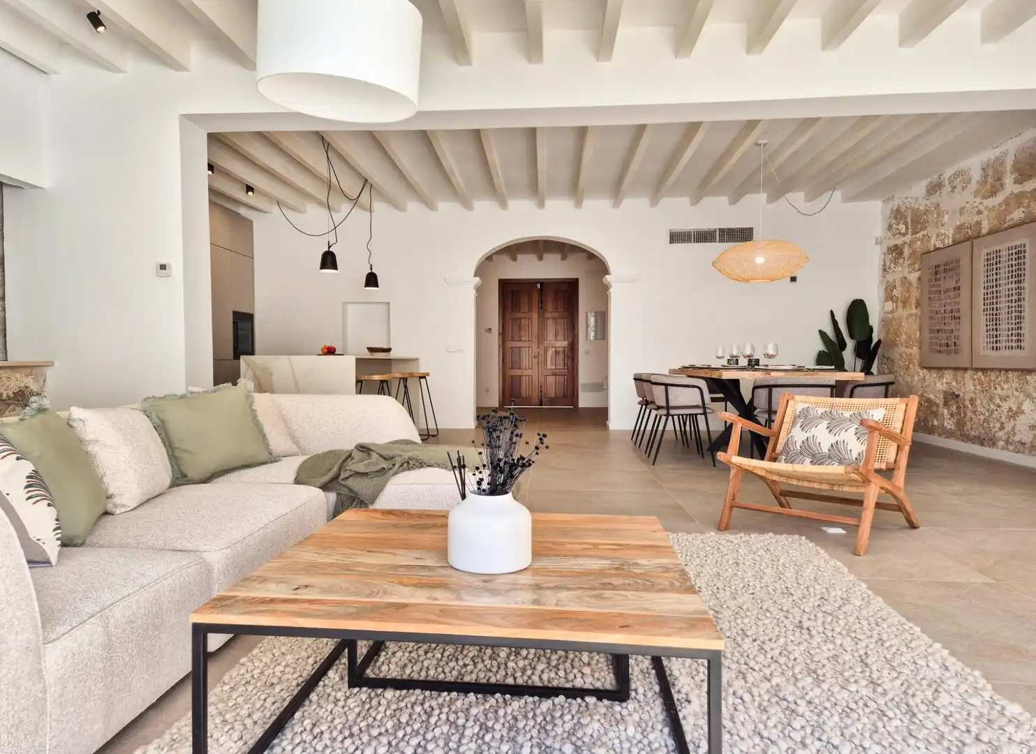 Sala d'estar de Casa o xalet en venda en  Palma de Mallorca amb Aire condicionat, Calefacció i Jardí privat
