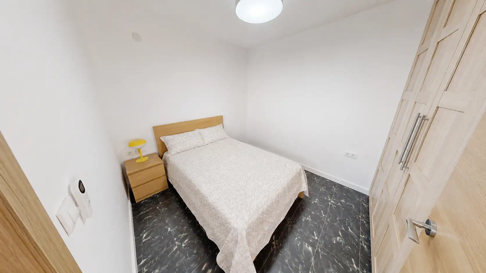 Bedroom of Flat for rent in Alicante / Alacant  with Furnished, Washing machine and TV