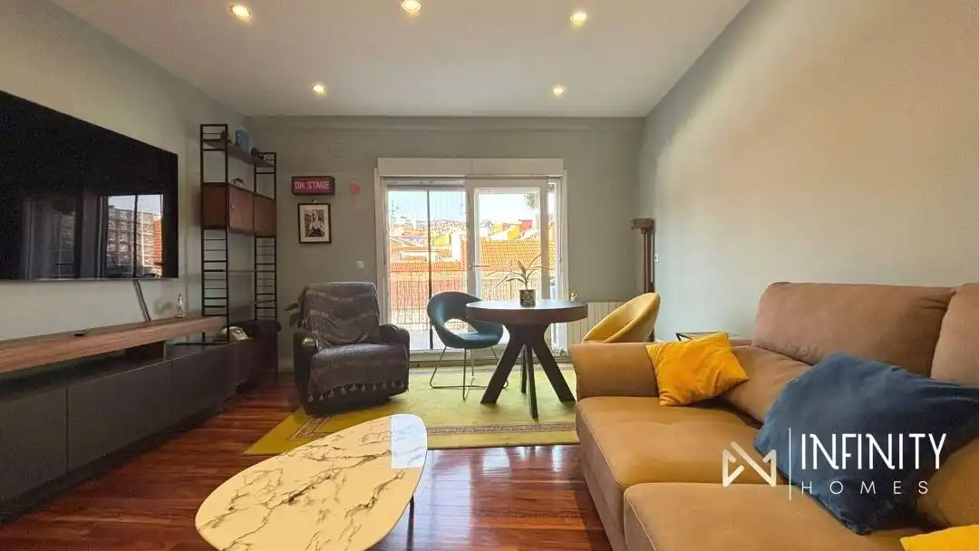 Living room of Flat for rent in Bilbao   with Heating and Terrace