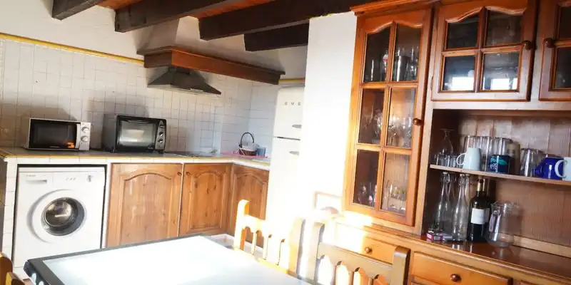 Cuina de Casa o xalet en venda en Sant Vicenç de Montalt amb Aire condicionat i Moblat