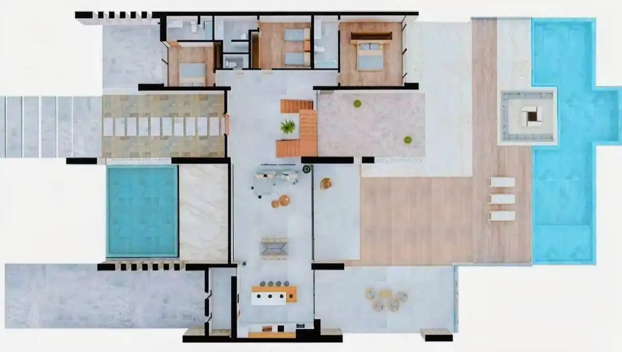 Haus oder Chalet zum Verkauf in Adeje mit Klimaanlage, Privatgarten und Terrasse