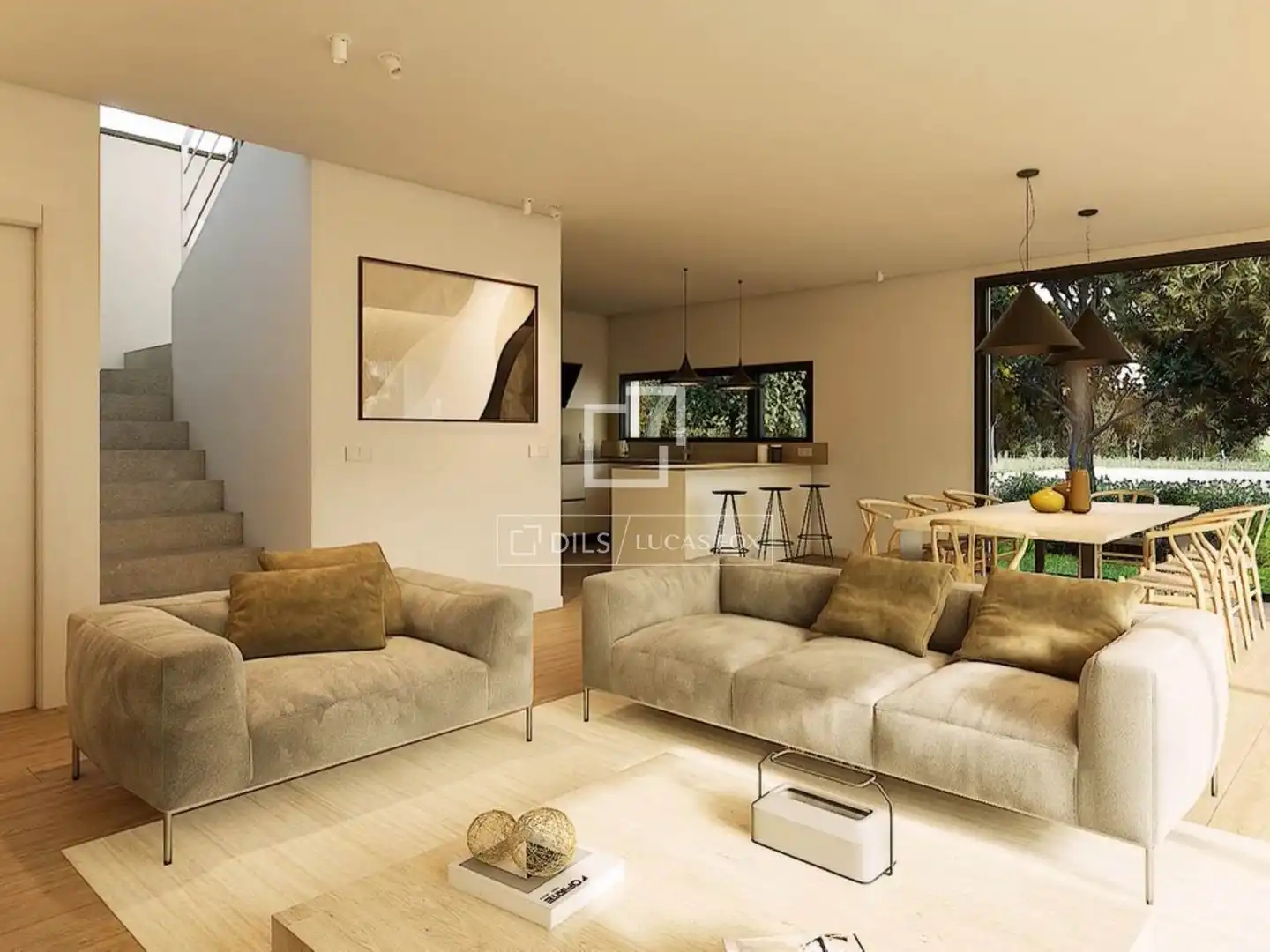 Living room of Houses for sale in Palafrugell  with Air Conditioner, Private garden and Swimming Pool
