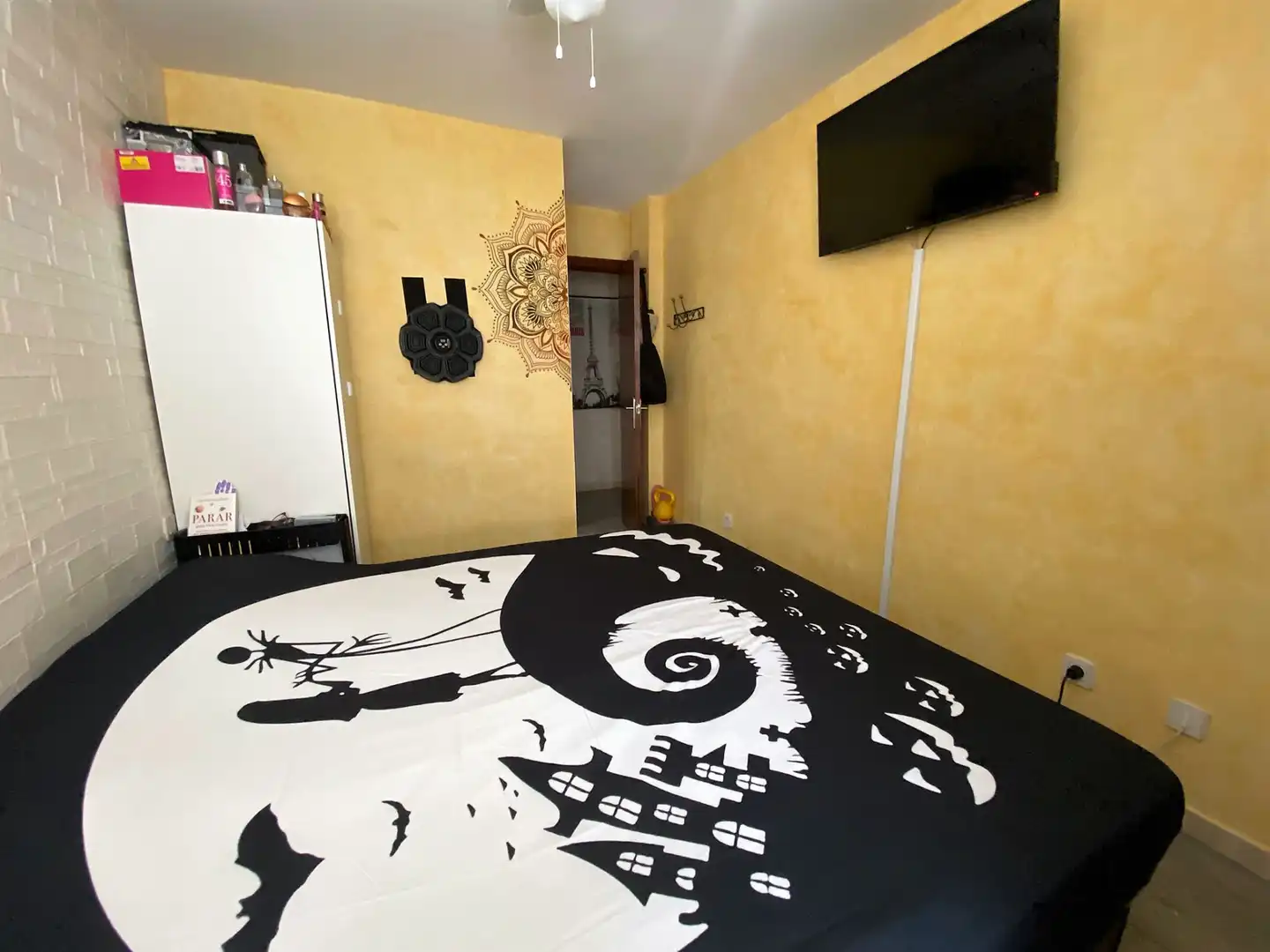Bedroom of Flat for sale in Parla  with Heating, Private garden and Furnished