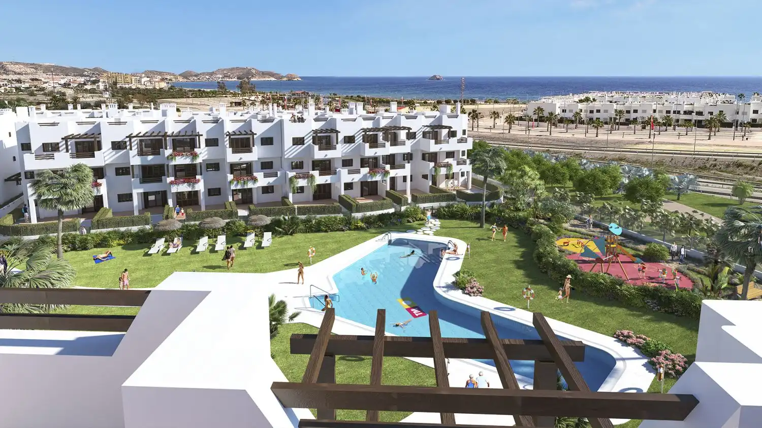 Flat with pool for sale in San Juan de los Terreros, imagen 11