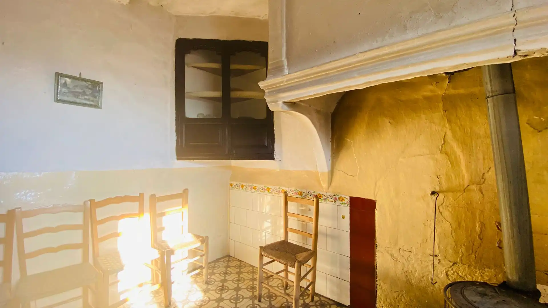 Cuina de Casa adosada en venda en Mosqueruela amb Terrassa i Traster