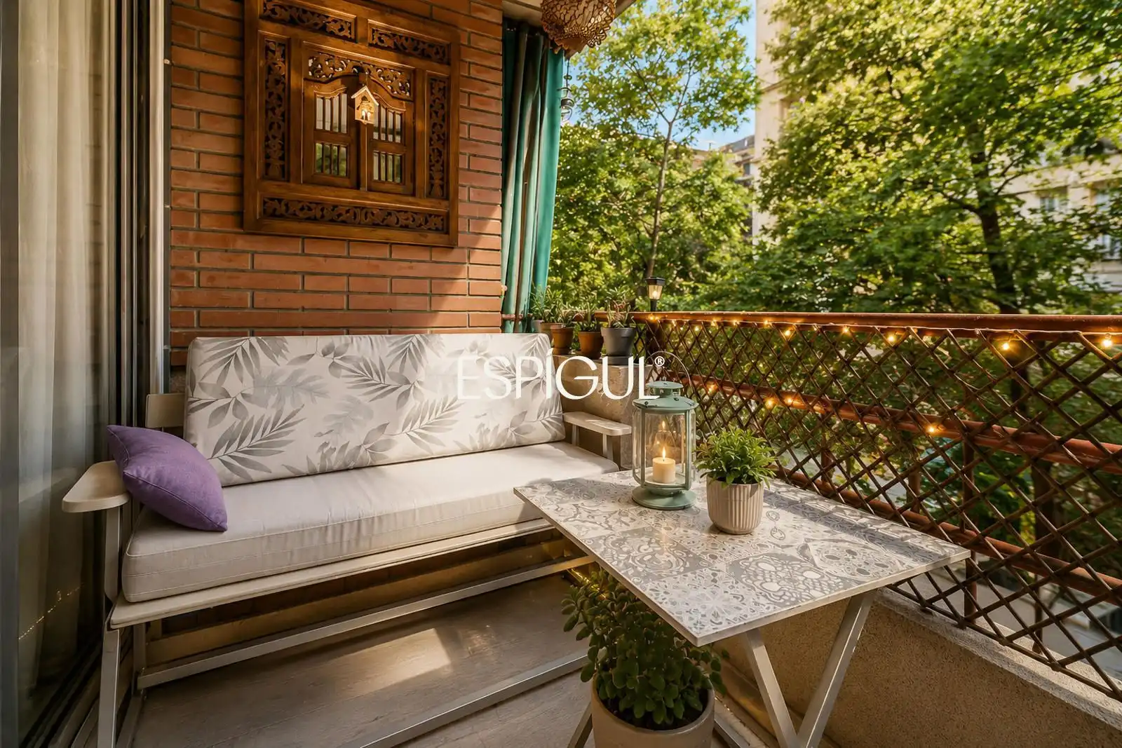 Terrasse von Wohnung zum Verkauf in Barcelona mit Klimaanlage, Heizung und Parkett