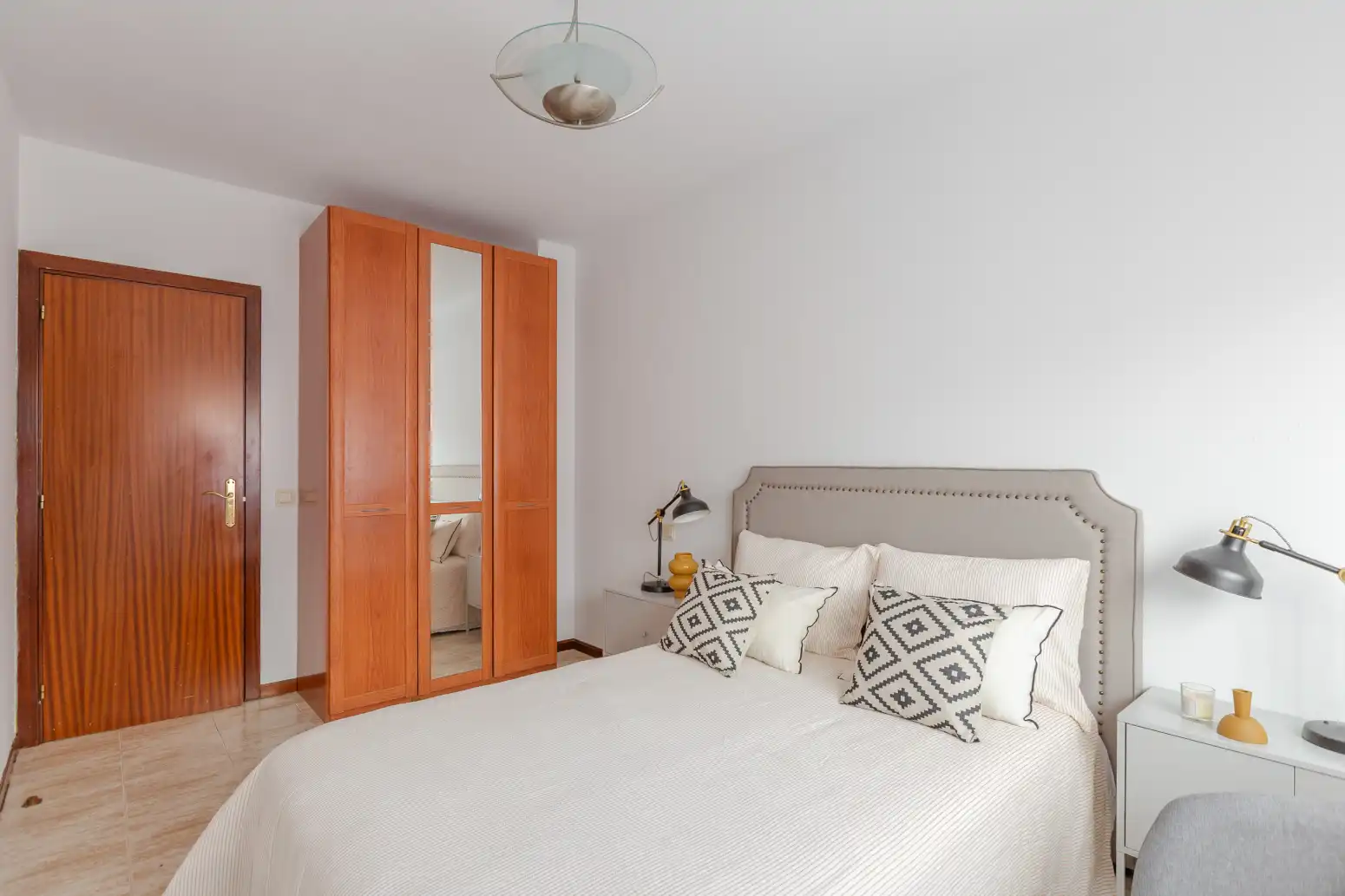 Bedroom of Flat for sale in  Pamplona / Iruña  with Heating, Terrace and Storage room
