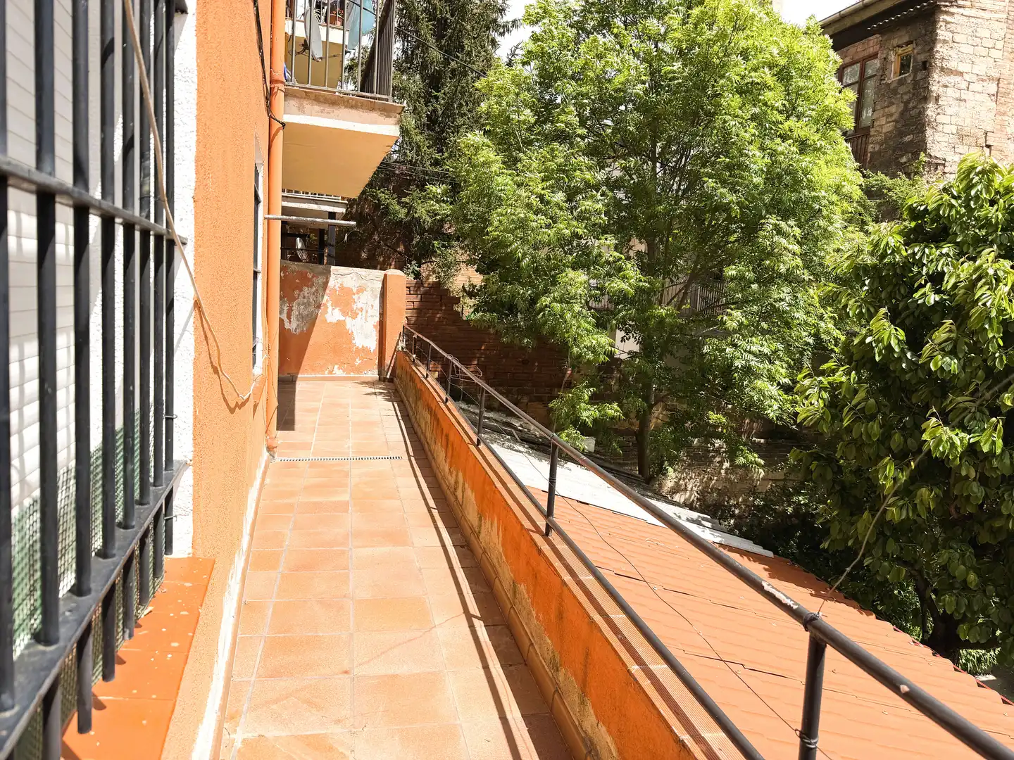 Terrasse von Wohnung zum Verkauf in Guardiola de Berguedà mit Möbliert, Fernseher und Balkon