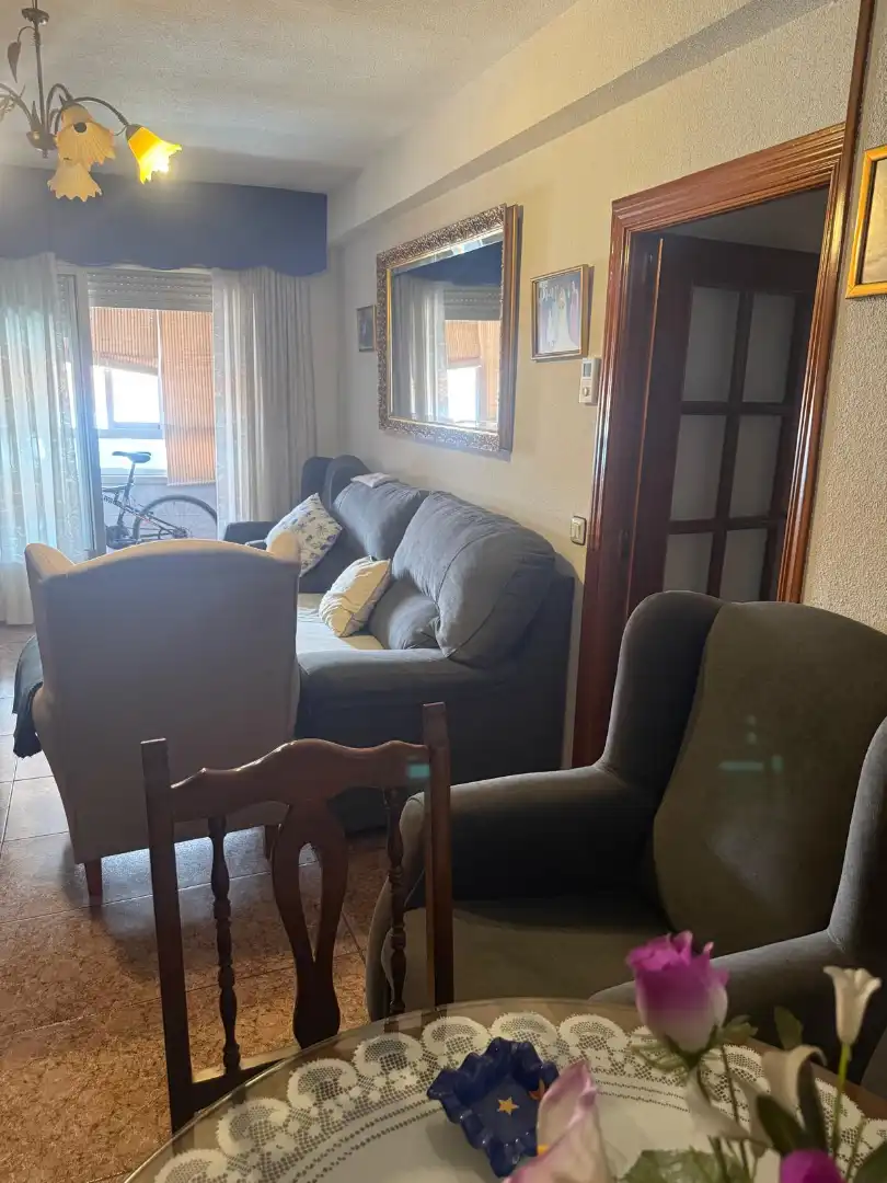 Wohnzimmer von Wohnung zum Verkauf in Ciudad Real mit Heizung, Terrasse und Möbliert