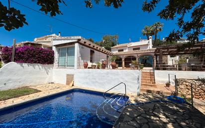 Vista exterior de Casa o xalet de lloguer en Jávea / Xàbia amb Aire condicionat, Calefacció i Jardí privat