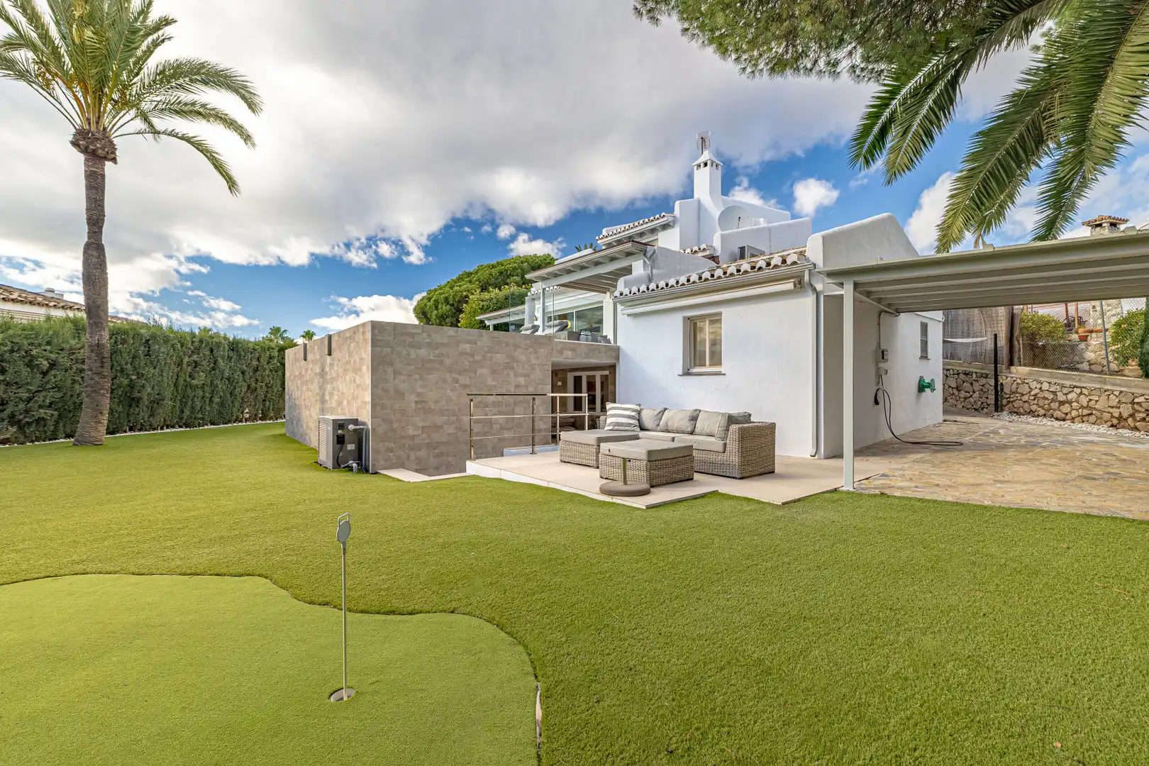 Jardín de Casa o chalet en venta en Marbella con Aire acondicionado, Jardín privado y Terraza