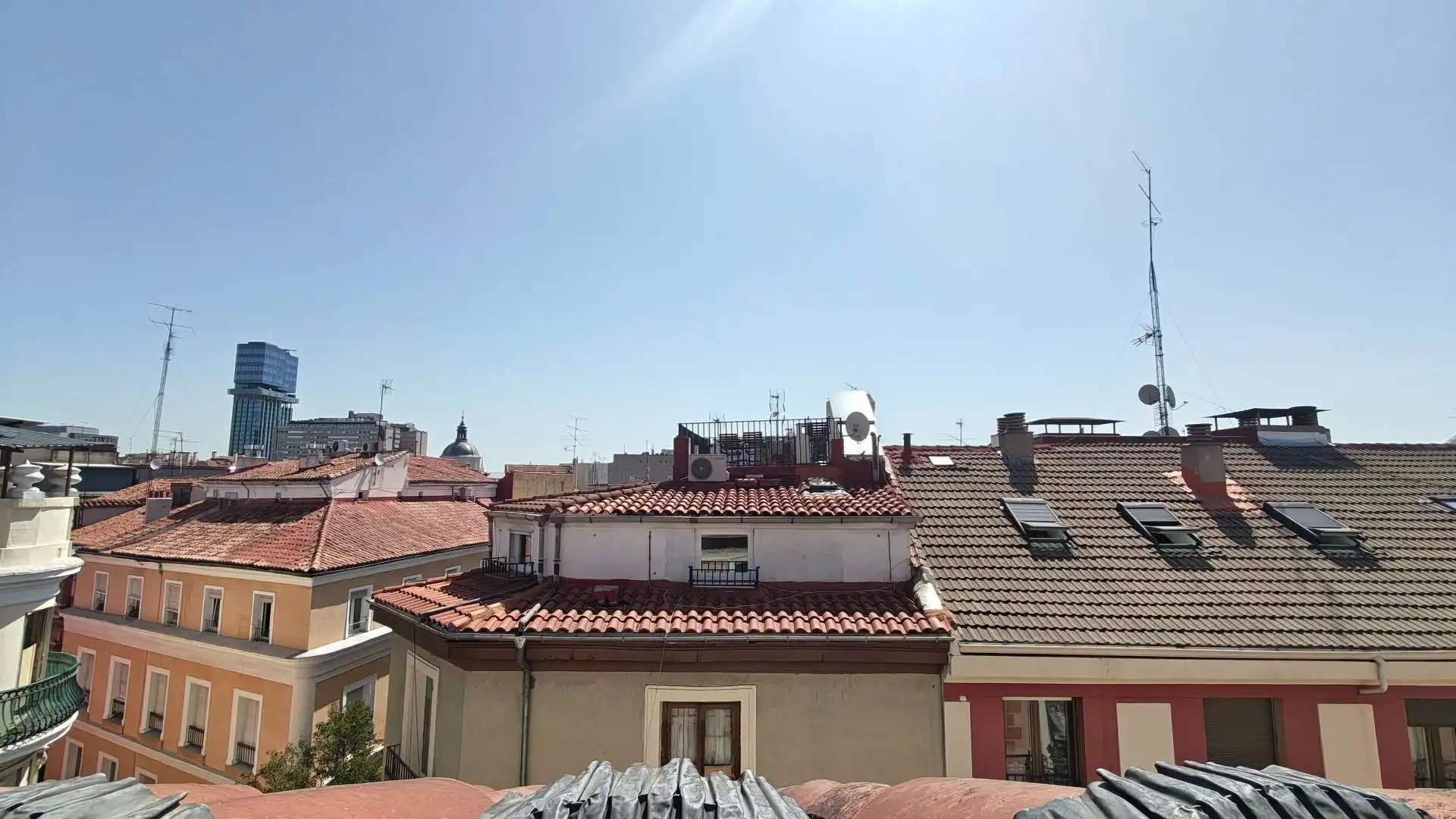 Balcony of Study for rent in Madrid  with Heating