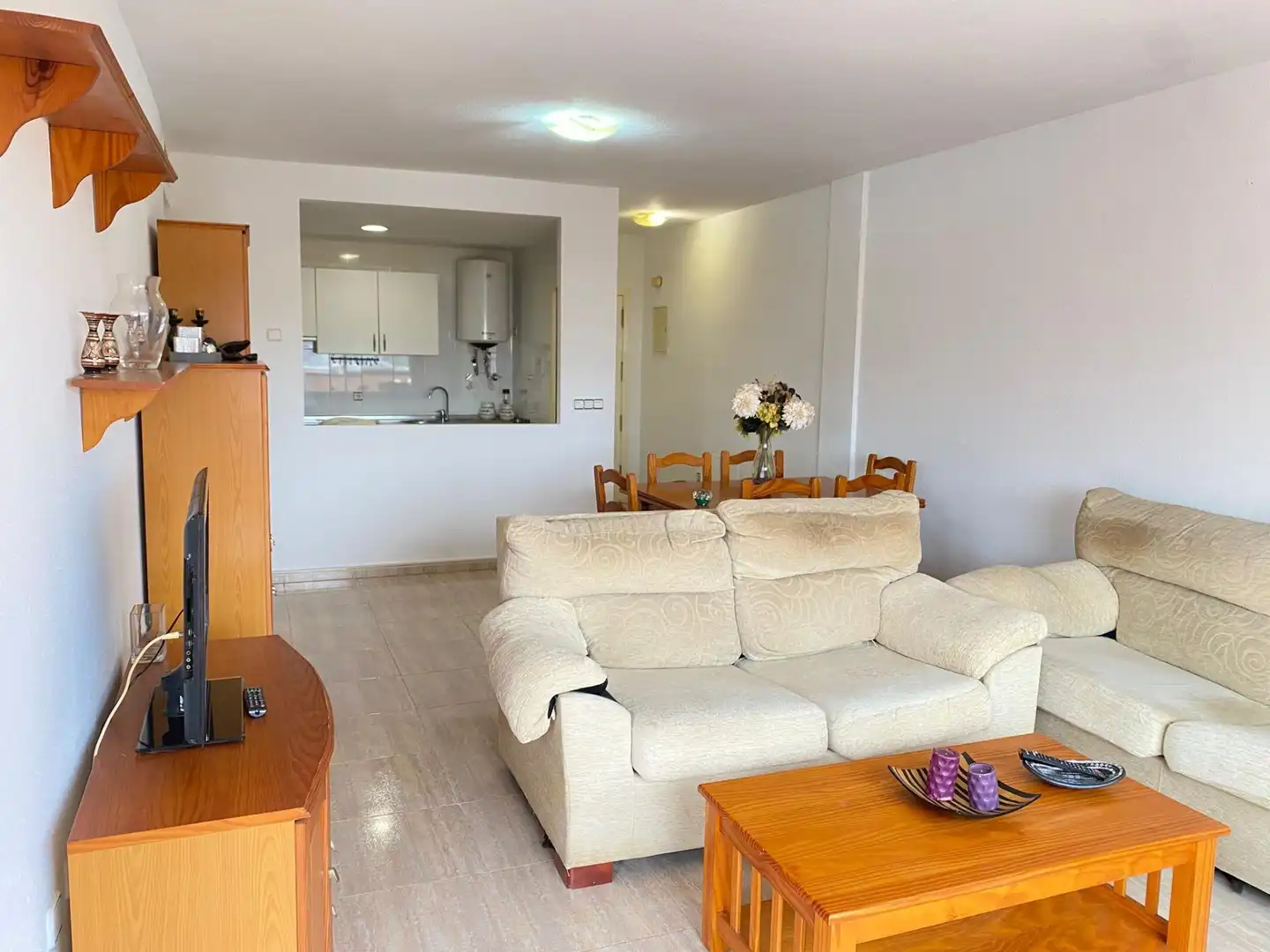 Sala d'estar de Apartament en venda en Águilas amb Aire condicionat, Calefacció i Terrassa