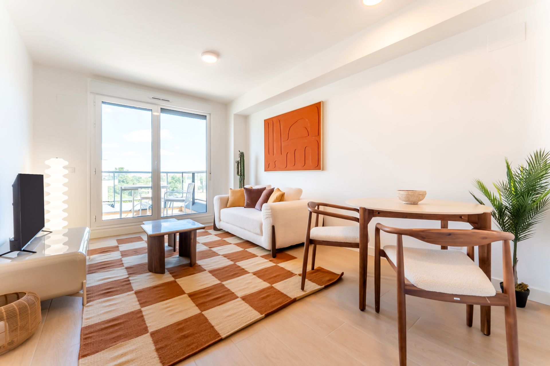 Living room of Flat to rent in Alcalá de Henares  with Air Conditioner, Heating and Storage room