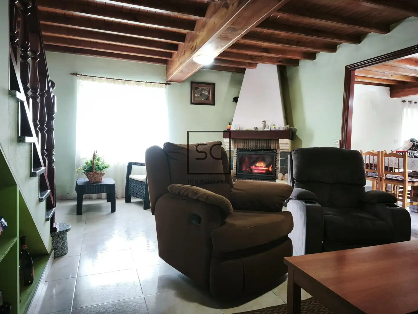 Sala de estar de Casa o chalet en venta en Narón con Trastero y Piscina