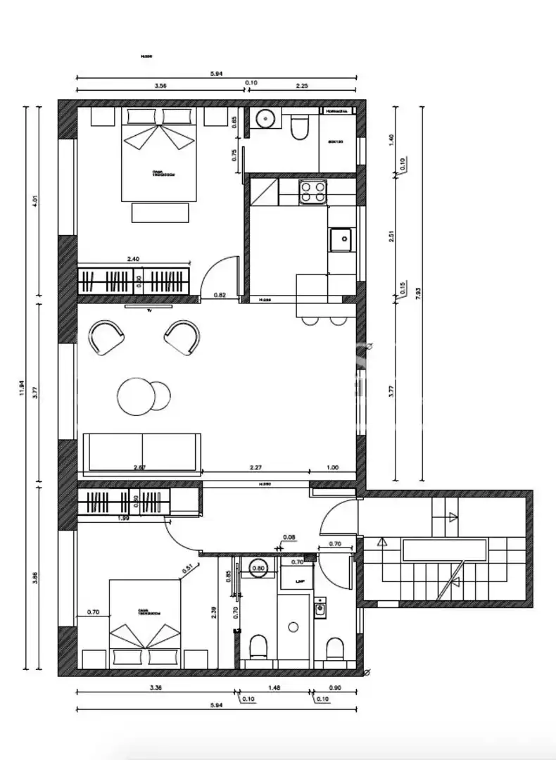 Flat for sale in Barcelona  with Air Conditioner, Heating and Parquet flooring