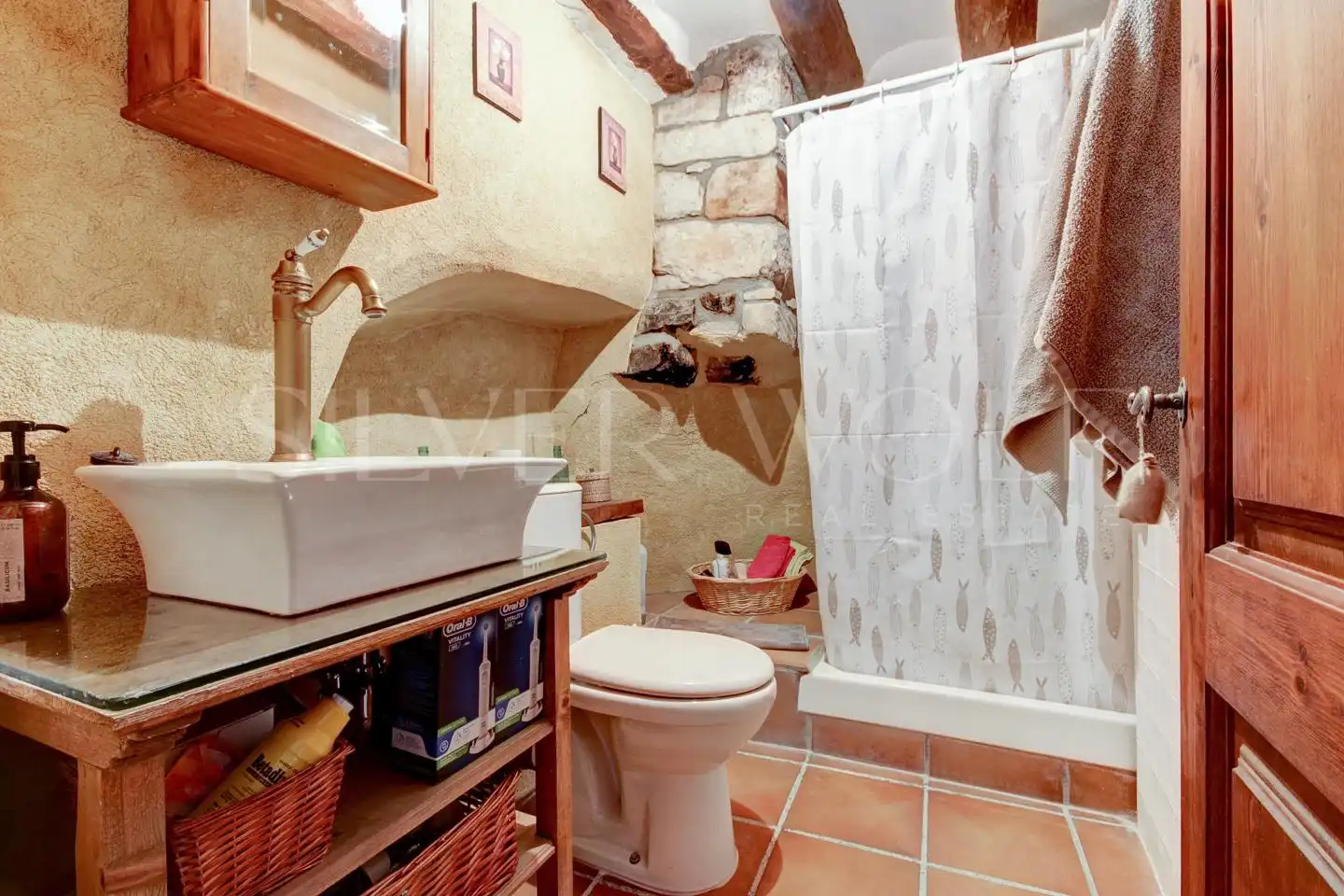Baño de Casa adosada en venta en Les Piles con Aire acondicionado y Alarma
