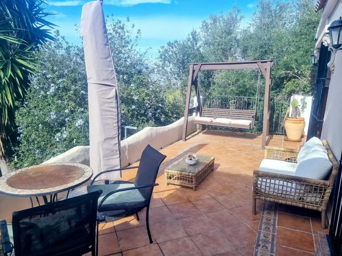 Terraza de Casa o chalet en venta en Alhaurín El Grande con Jardín privado y Piscina comunitaria