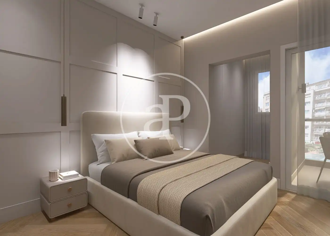 Bedroom of Flat for sale in Barcelona  with Air Conditioner, Heating and Terrace