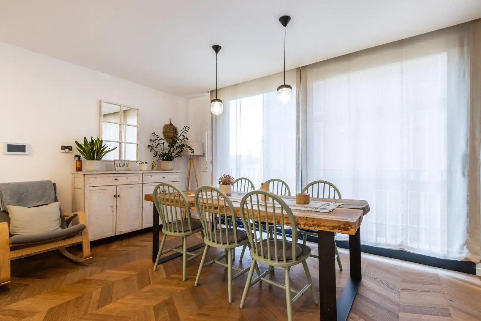 Dining room of Flat for sale in Sant Llorenç Savall  with Heating, Private garden and Parquet flooring