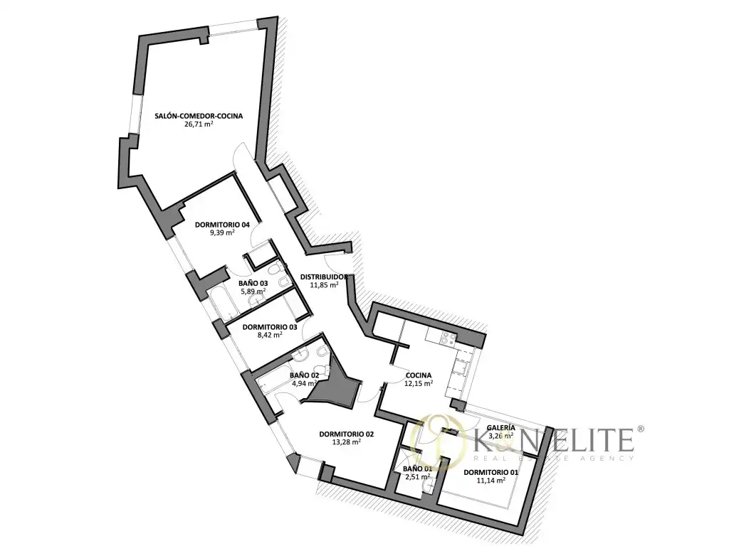 Flat for sale in Alicante / Alacant  with Air Conditioner