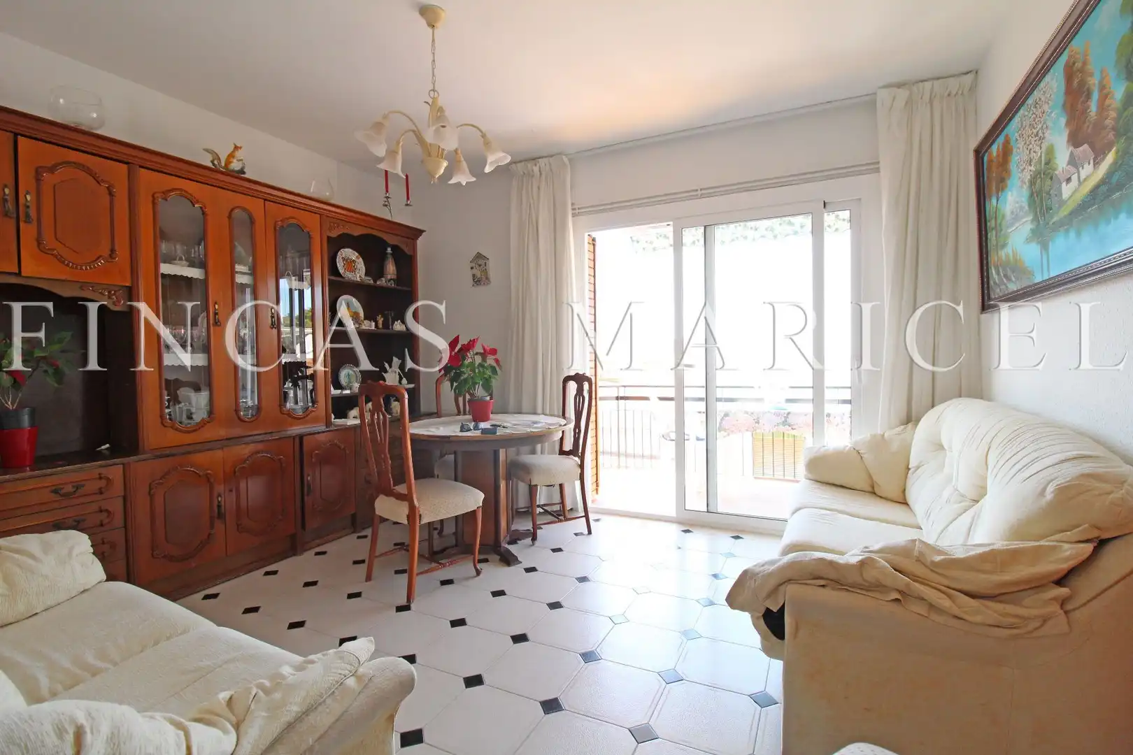 Living room of Attic for sale in Sitges  with Heating and Terrace