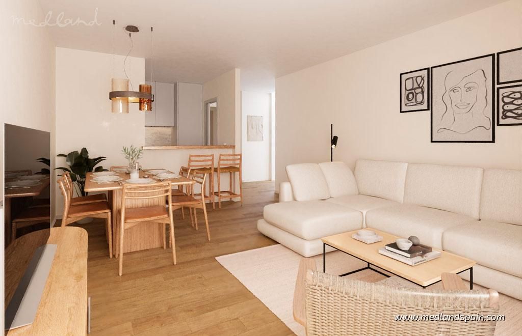 Sala d'estar de Apartament en venda en Águilas amb Aire condicionat, Calefacció i Terrassa